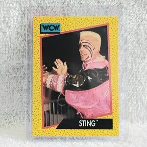 5/$20 Excellent 1991 Impel Sting WCW Wrestling Card 12!!